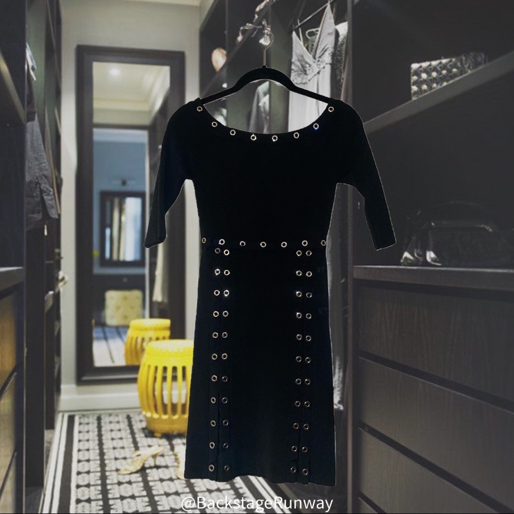 Mini Black Dress- Bodycon
